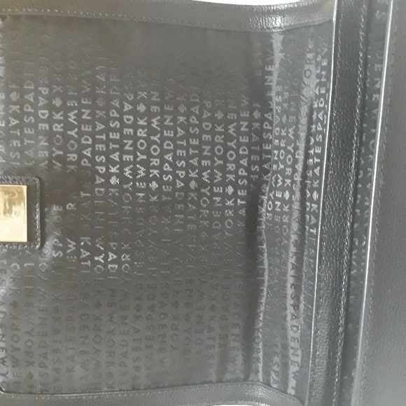 NWOT Kate Spade Patterson Drive medium Maisie crossbody satchel in cement/black - Picture 8 of 14